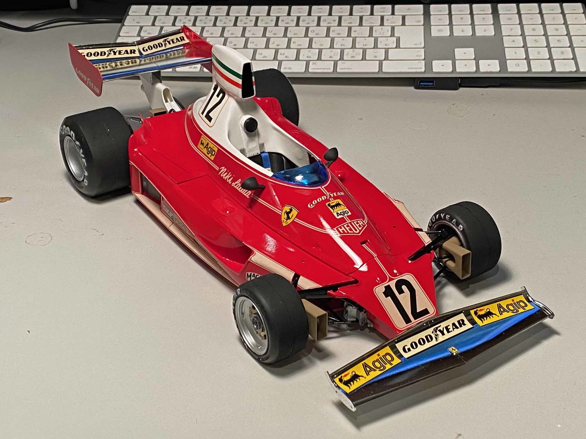 プラモ製作記 21 フェラーリ 312T 1/12 タミヤ : 小生の備忘録