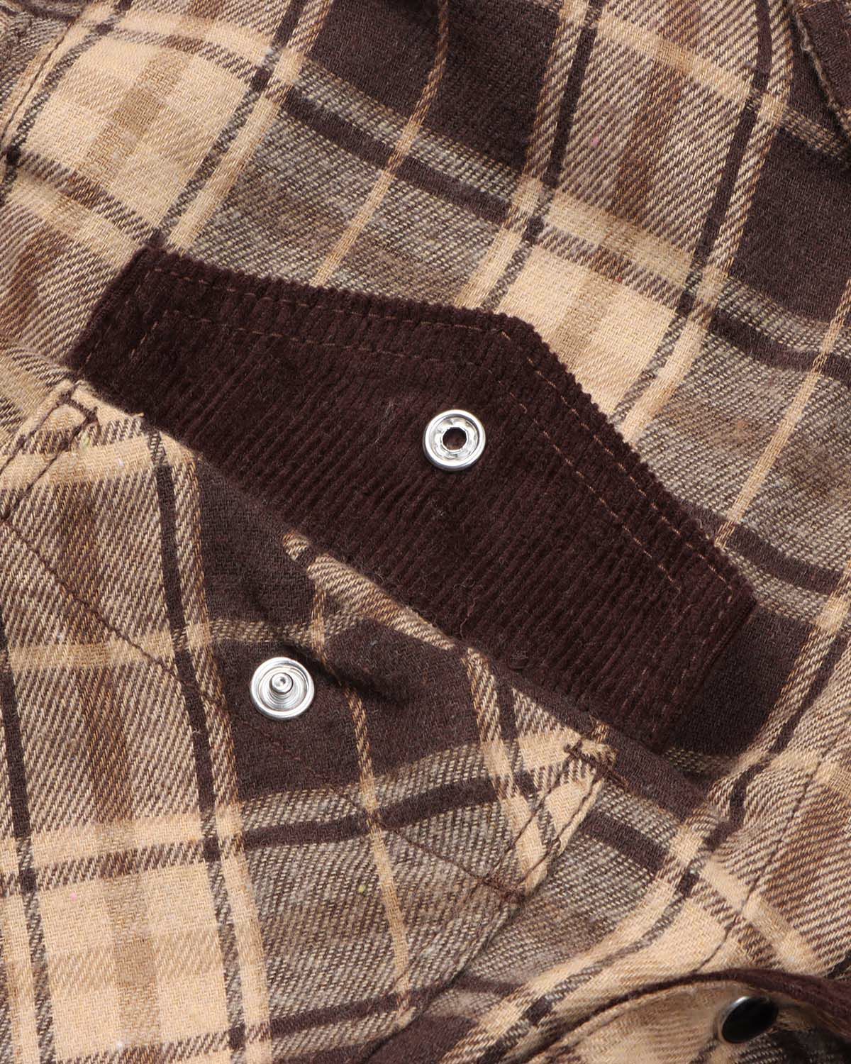 BURTON Burton バートン コーデュロイ襟 裏地チェック柄 スノーボード