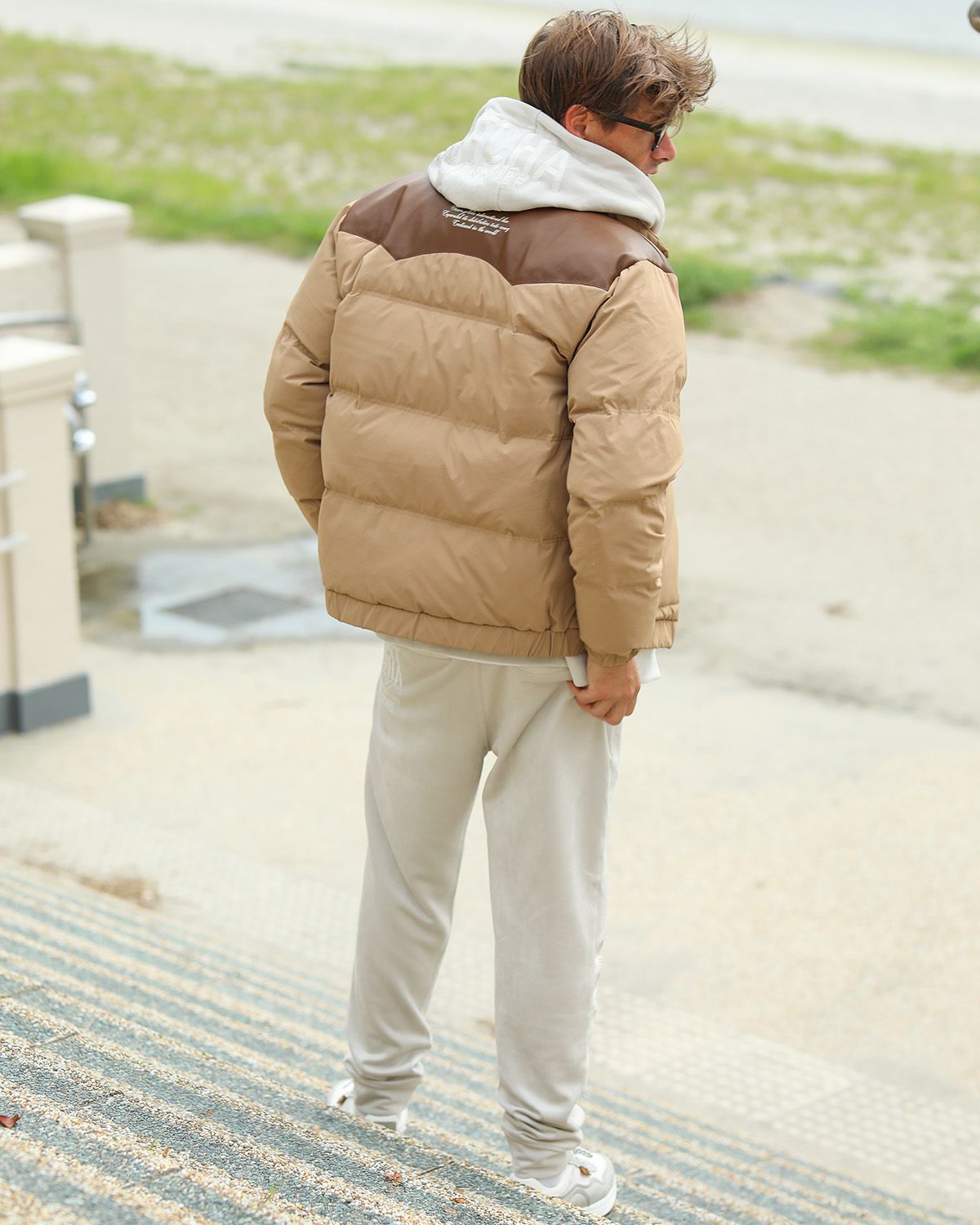 GOTCHA] ウエスタン PUレザー 切替 ダウンジャケット | PEET ONLINE STORE