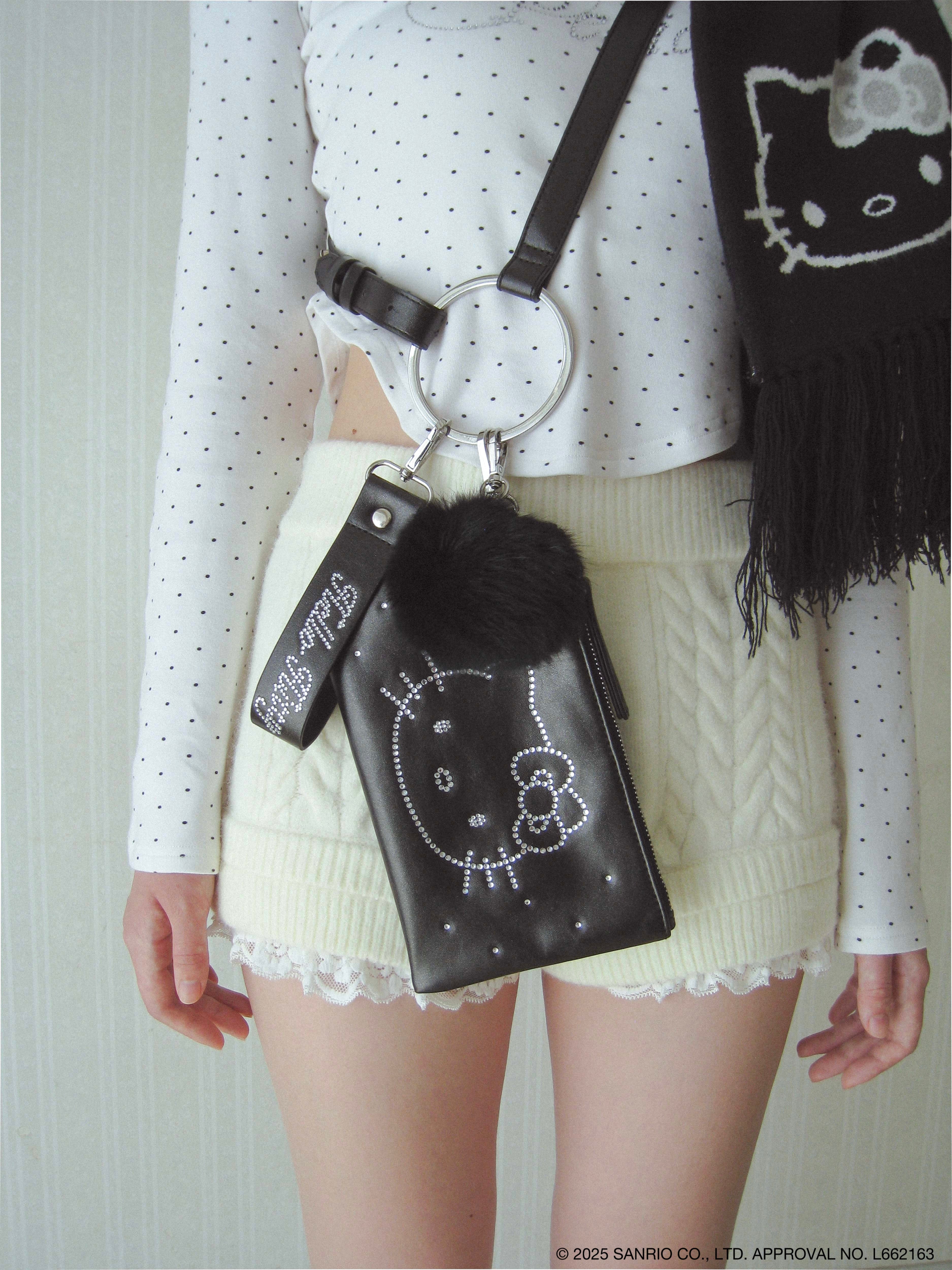 HELLO KITTY charm pouch shoulder｜PELLICULE | ぺリキュール