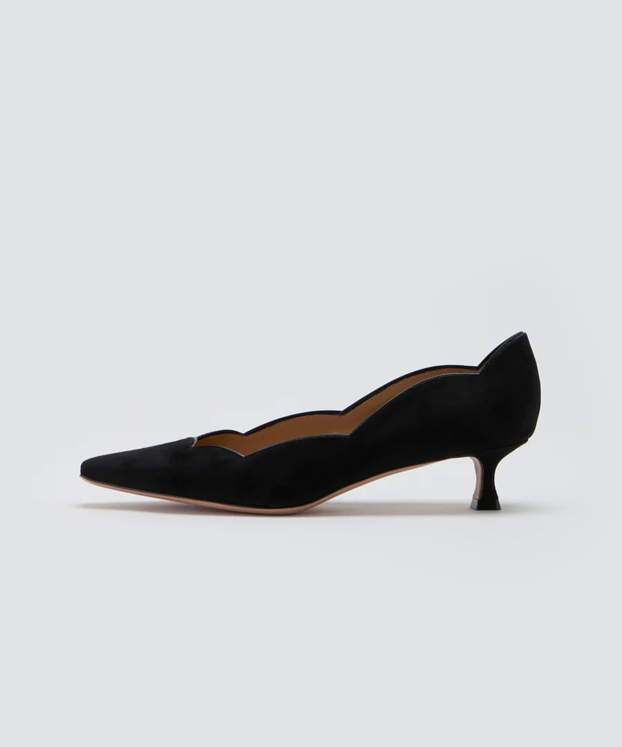Scallop Suede Pumps | PELLICO｜ペリーコ