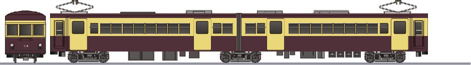 江ノ島電鉄 300形304 「チョコ電」のペーパークラフト | ぺぱるねっと