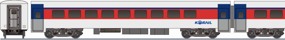 韓国鉄道公社 ムグンファ号型 木目客車 初期型(KoRail Mugunghwa Coach