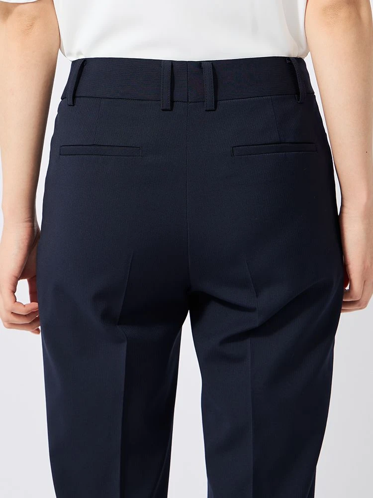 ブラック ラク美スーツ テーパードパンツ ブラック/ネイビー | P.S.FA