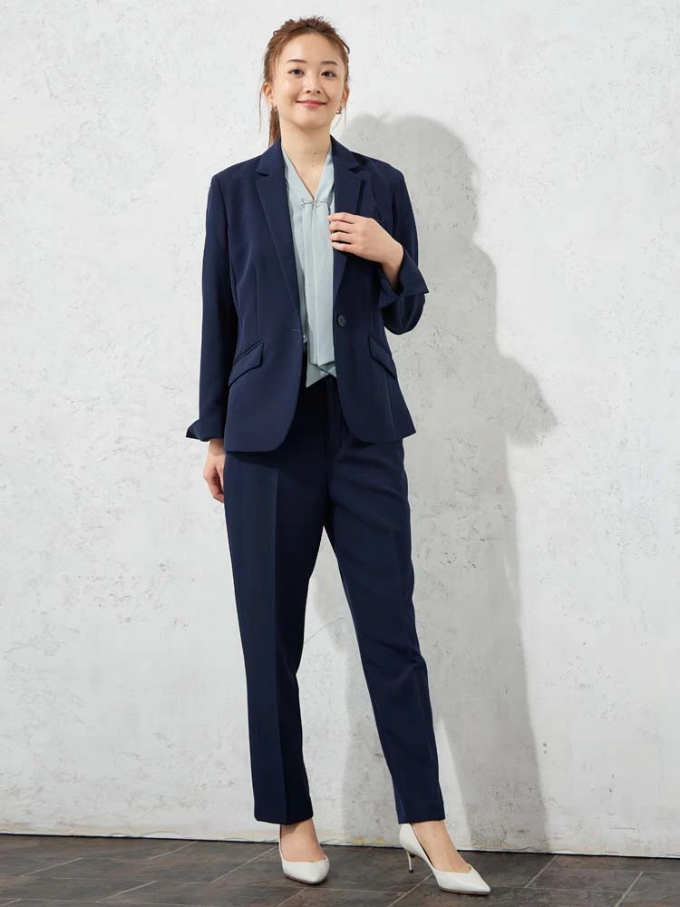 ベージュ 【雑誌ノンノ掲載】ダブルクロススーツ（ライトセットアップ