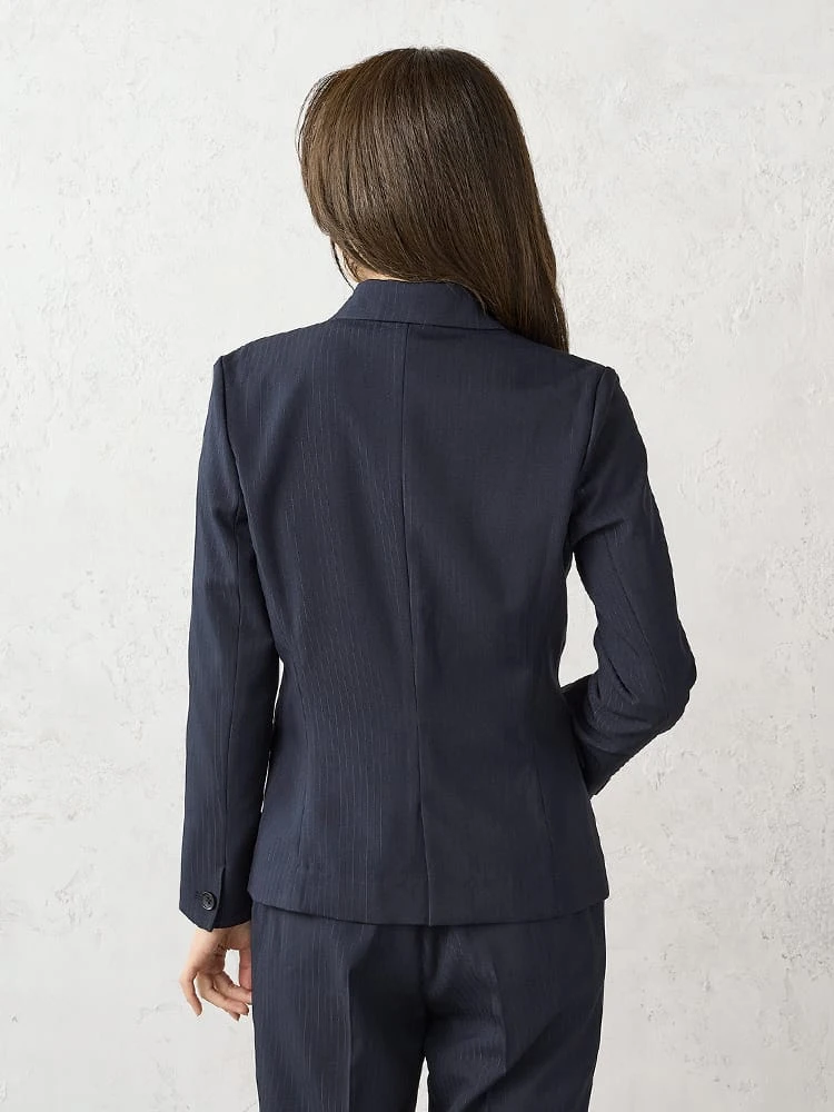 レディススーツ上下セット【ジャケット＆パンツ】ネイビー | P.S.FA