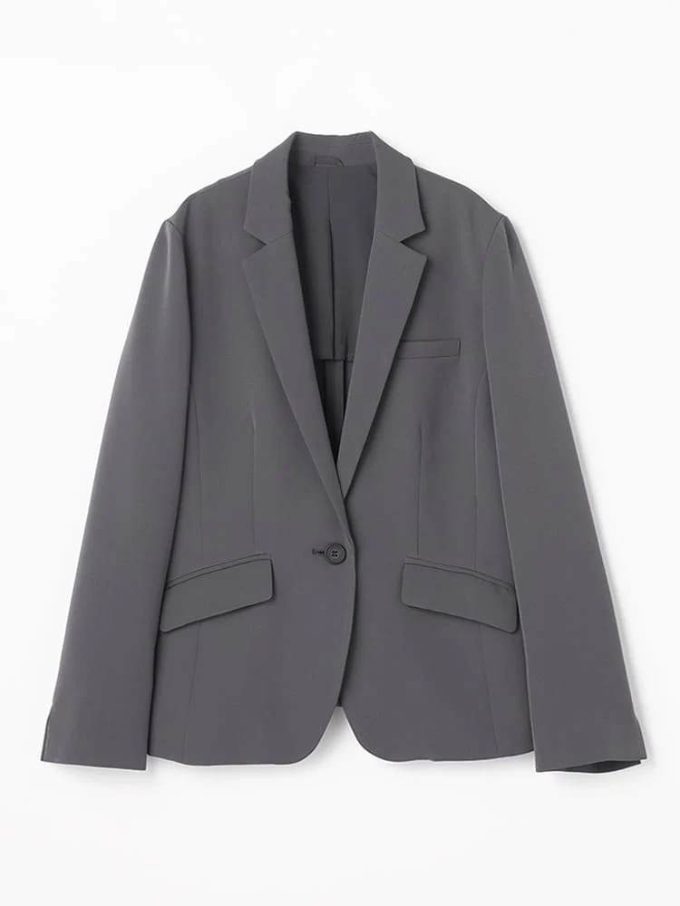 C．グレー 【上下セット】ダブルクロススーツ（ライトセットアップ