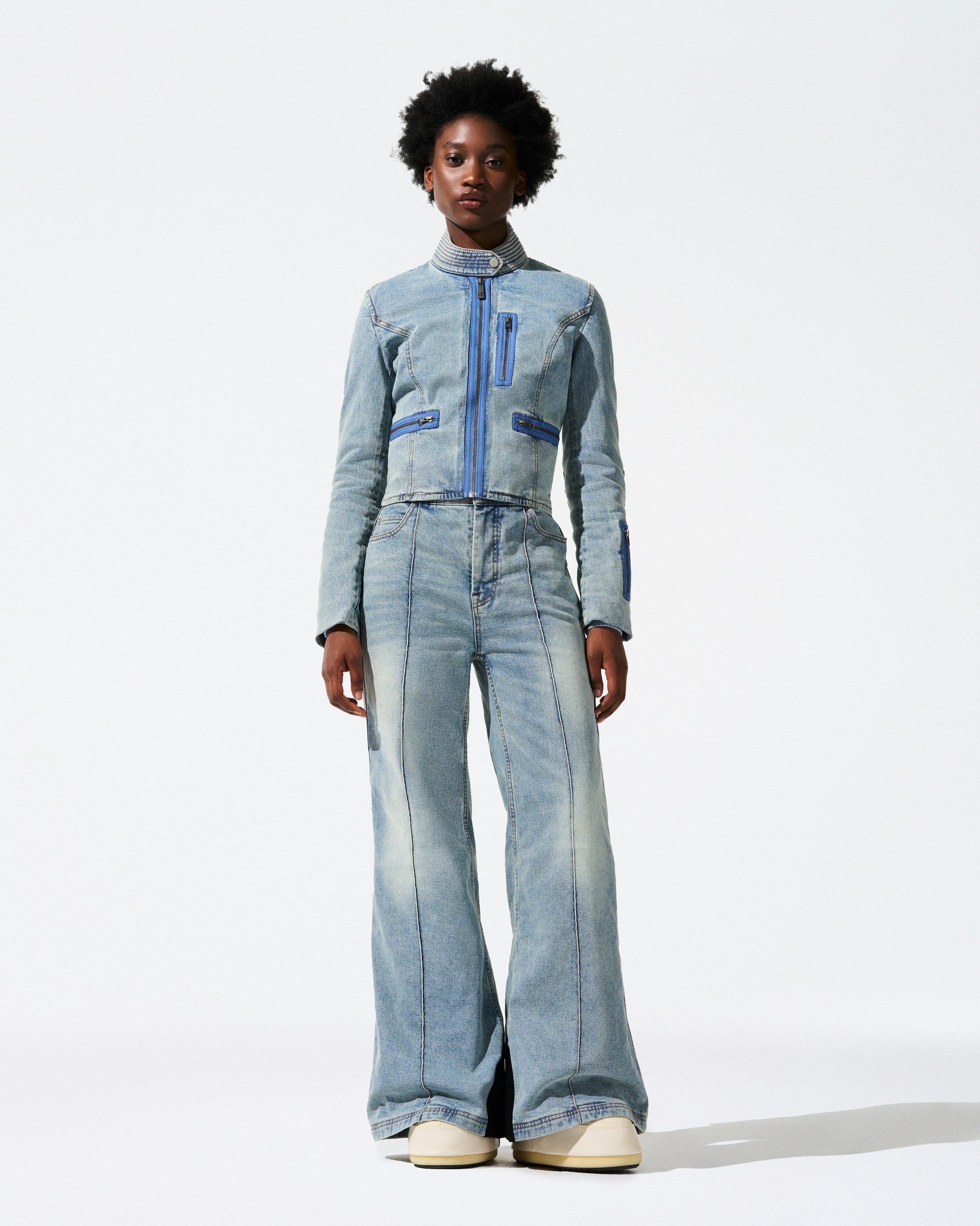 Zaza Denim Jumpsuit | Perfect Moment