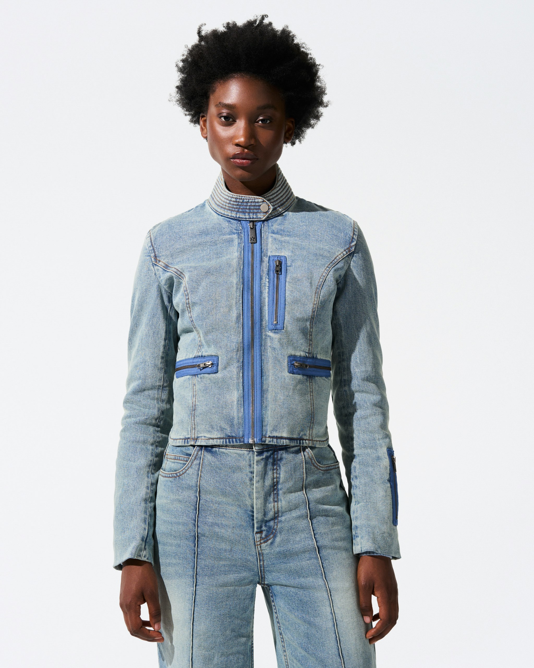Zaza Denim Jumpsuit | Perfect Moment