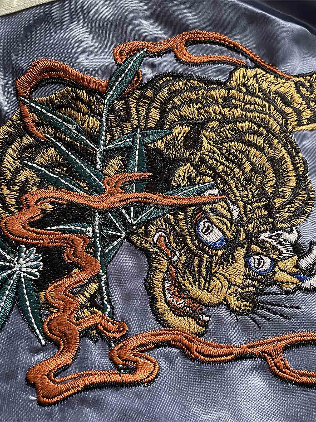 予約】リバーシブル 刺繍 ベルベット 横須賀ジャンパー -PESSOA CLUB