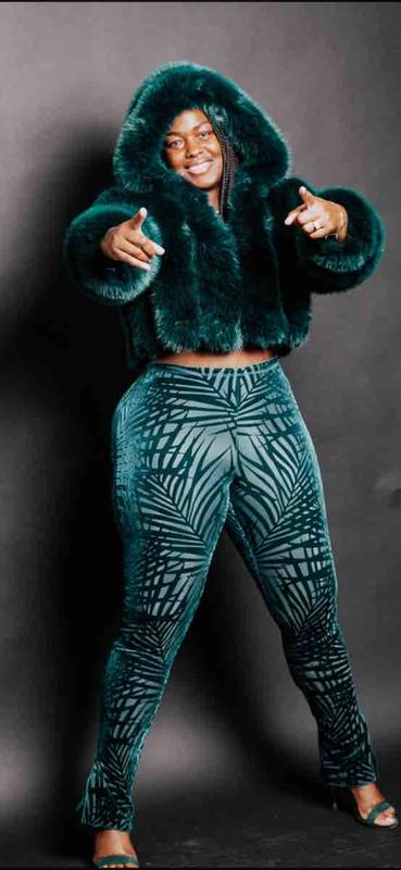 AZALEA WANG Jolene Faux Fur Hooded Crop Jacket | Nordstrom