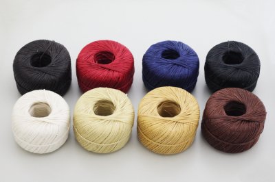 手縫いロウ引き麻糸 170m | ヌメ革と真鍮金具とレザークラフト材料の