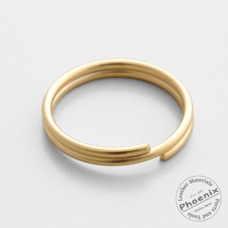 二重丸カン 本金 | ヌメ革と真鍮金具とレザークラフト材料の通販