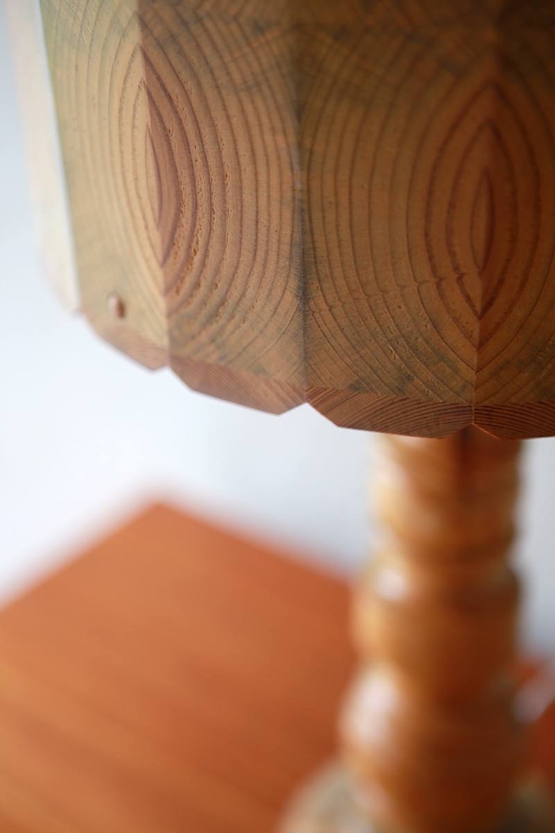 Swedish Vintage Pine Table lamp | phono | 金沢 北欧 中古家具