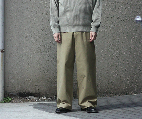 AURALEE19SS入荷速報!!WASHED-FINX-CHINO-WIDE-SS | andPheb Staff Blog