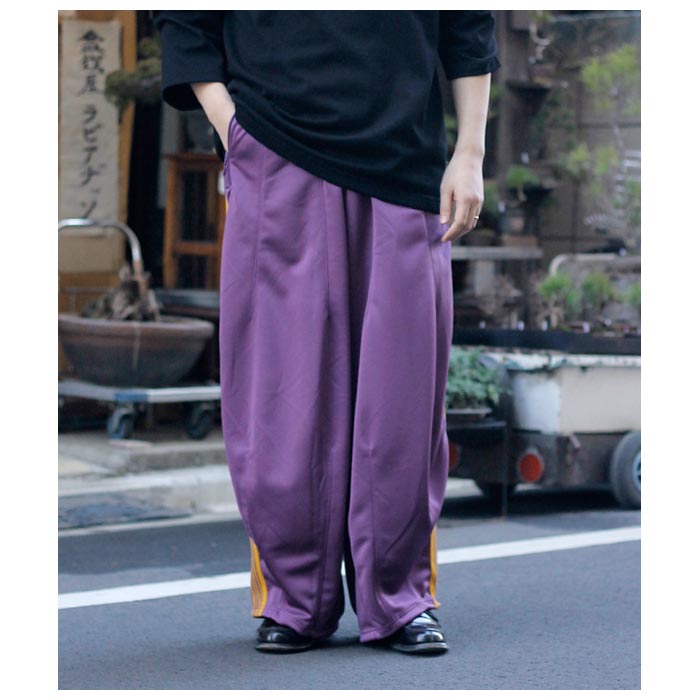 ニードルズ NEEDLES ヒザデル ポリエステル スムース トラックパンツ