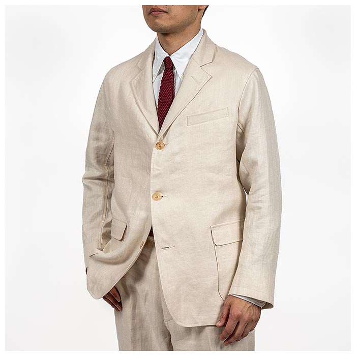 ワーカーズ WORKERS アイビー ブレザー フレンチリネン ヘリンボーン