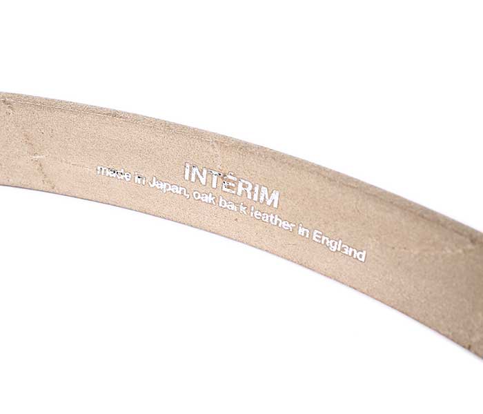 インテリム INTERIM 20mmオーク バーク レザー ベルト 20mm OAK BARK