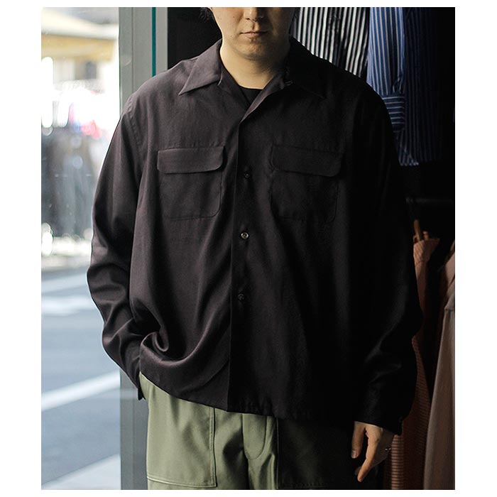 インテリム INTERIM アンドフェブ別注 レーヨンリネン 50s オープン