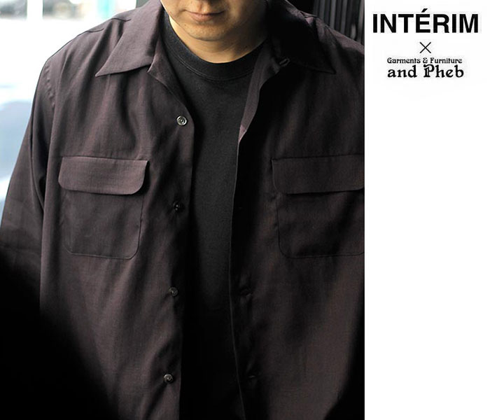 インテリム INTERIM アンドフェブ別注 レーヨンリネン 50s オープン