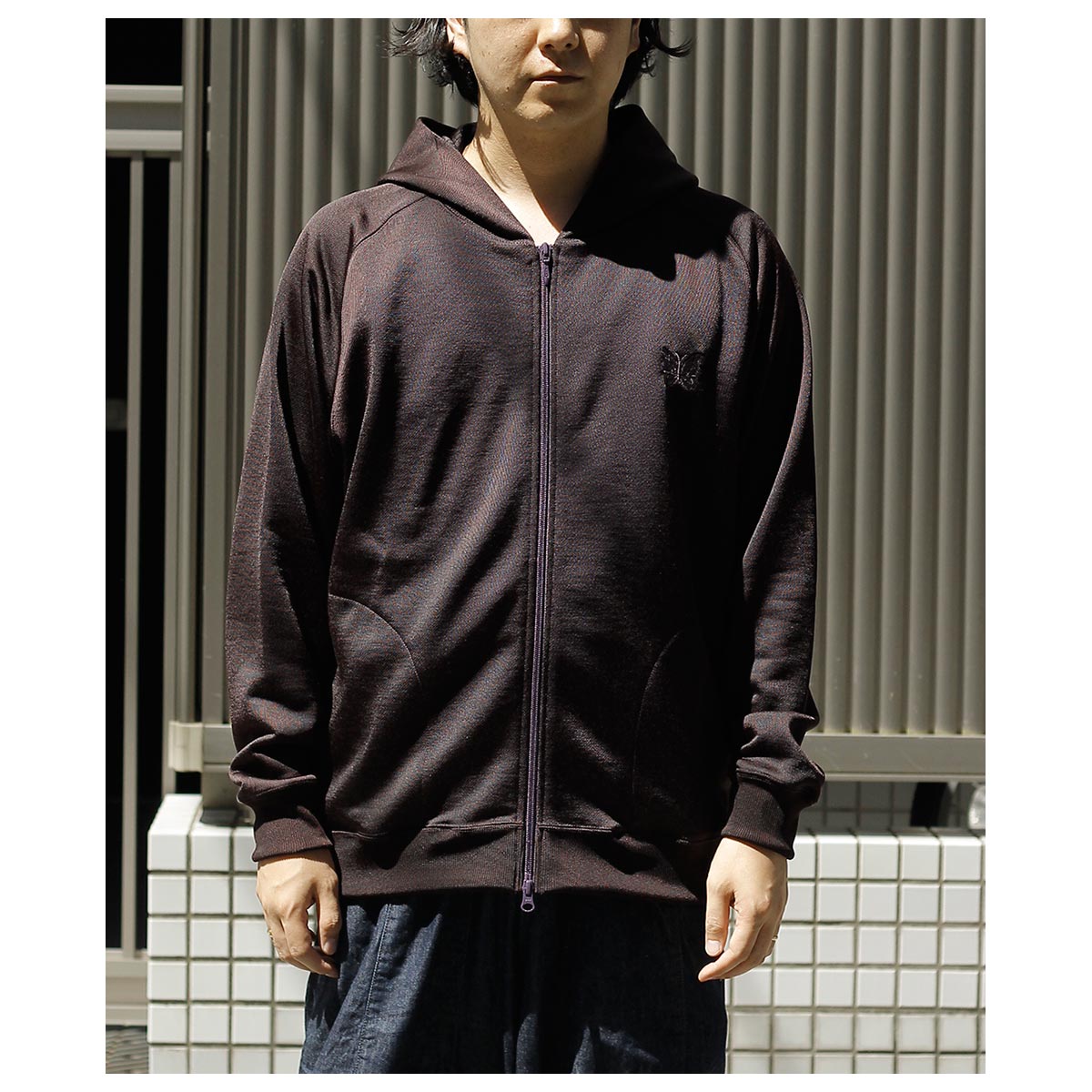 40%OFF セール ニードルズ NEEDLES ジップド フーディー ブライト