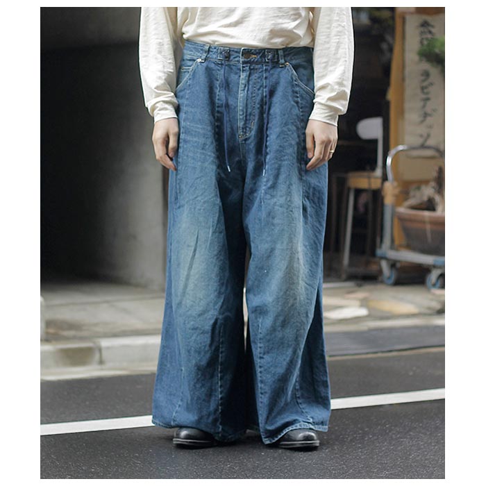 ニードルズ NEEDLES 12ozデニム ヒザデル バギー パンツ H.D. Buggy