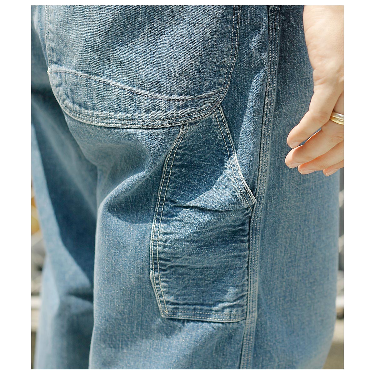 orSlow オアスロウ ペインターパンツ デニム ユーズド加工 DENIM