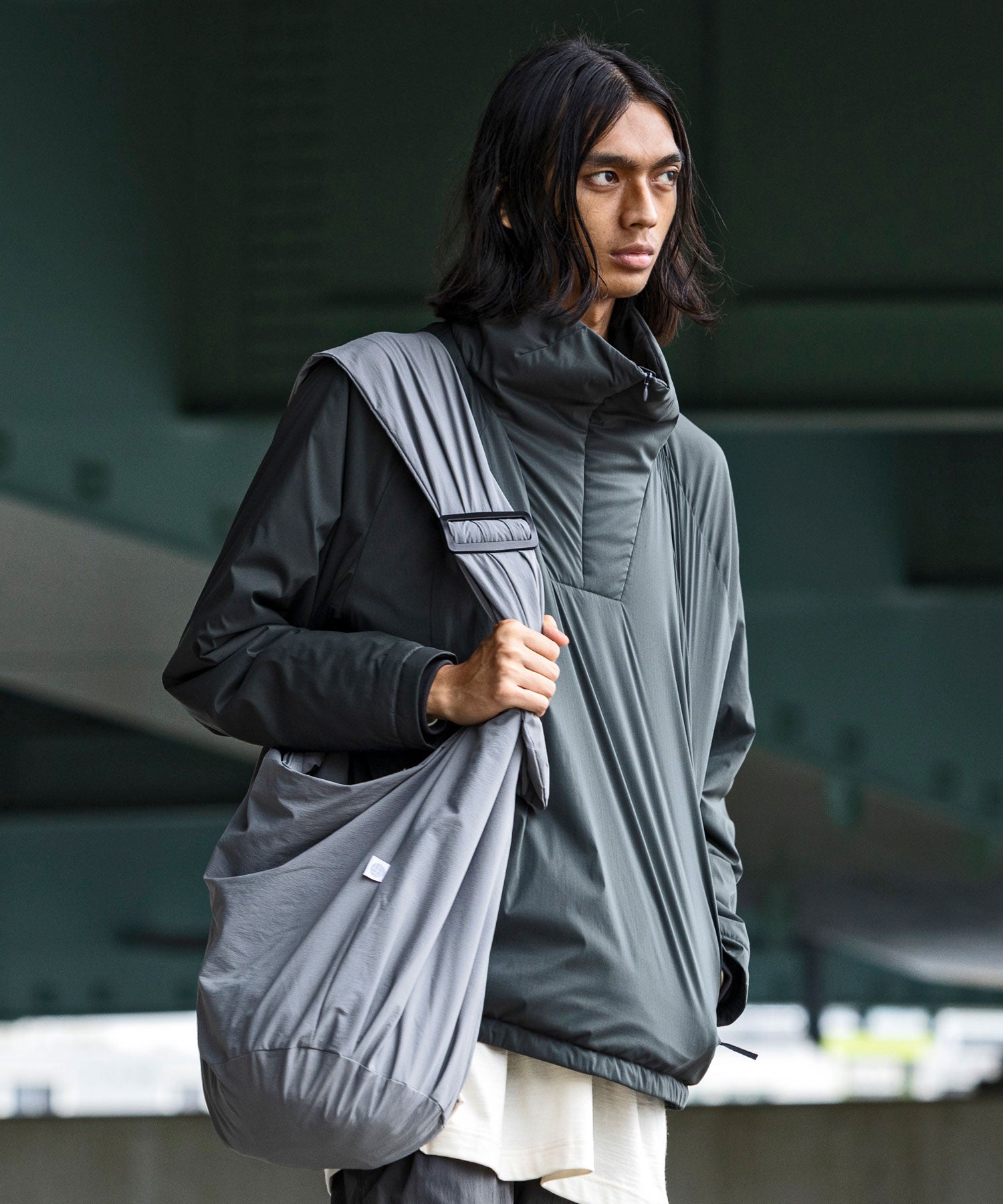 MENS】フロシキバッグ ≪ブラック・グレー・カーキ・オフブラック