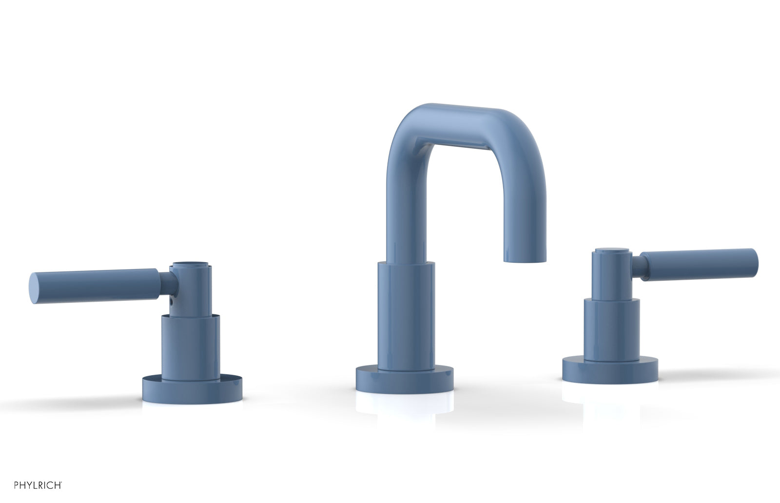 Basic Widespread Faucet 6 3/8' High Spout Lever Handles | D132