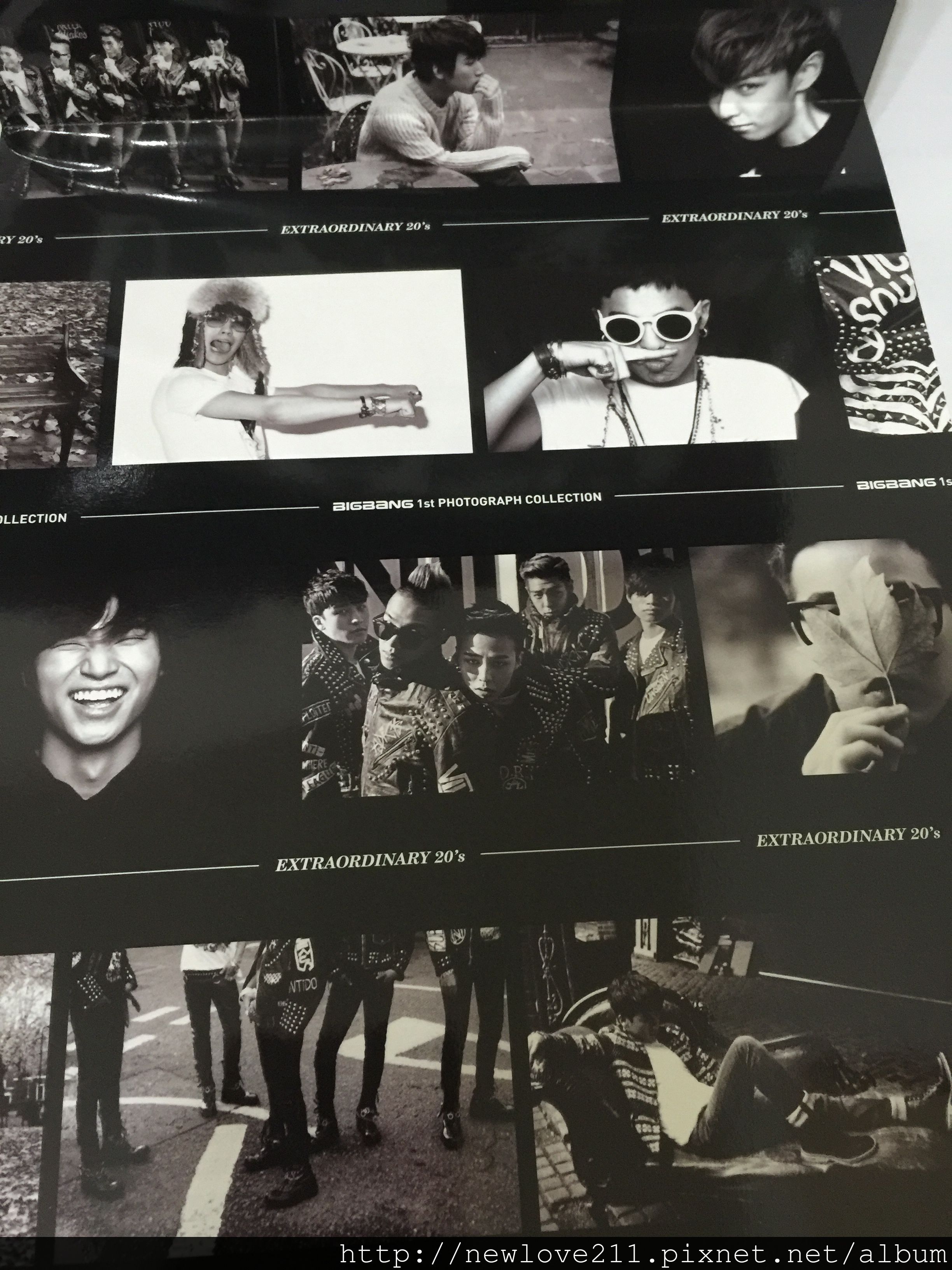 離別的開箱-BIGBANG Extraordinary 20's 寫真書