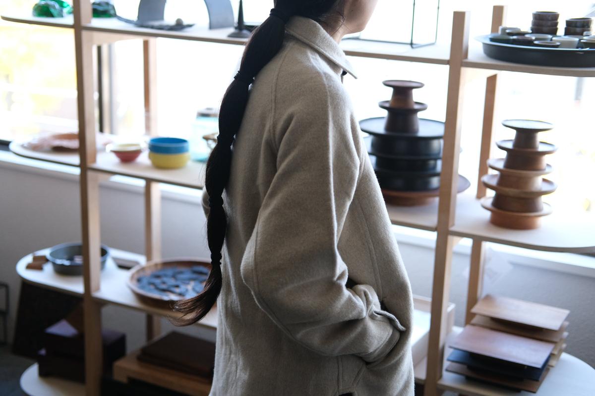 MITTAN / ウールシルクキャメルシャツ 濃灰 SH-108 / unisex – PINT_MN