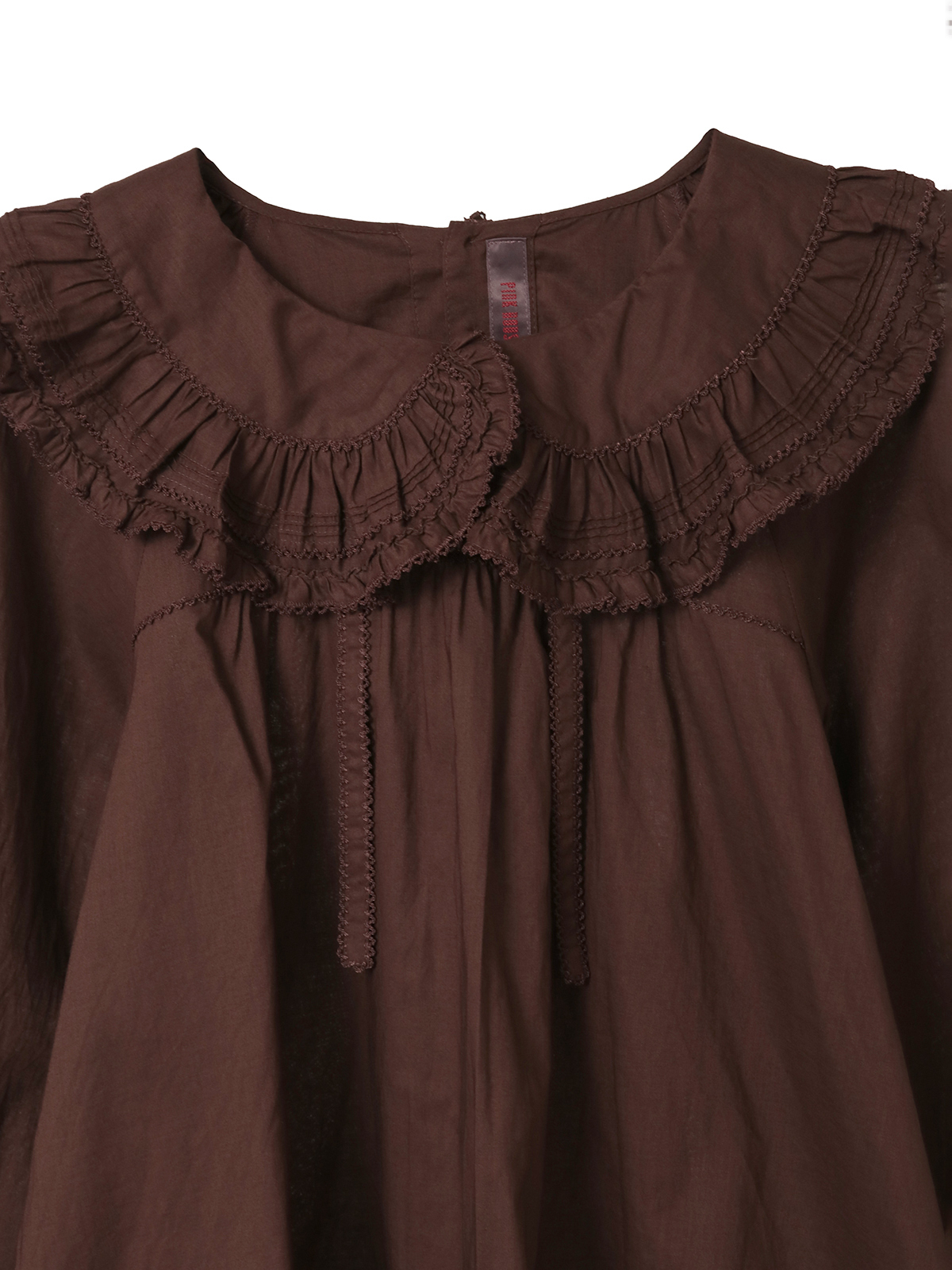 フリル襟付きローンブラウス｜ピンクハウスオフィシャルオンライン