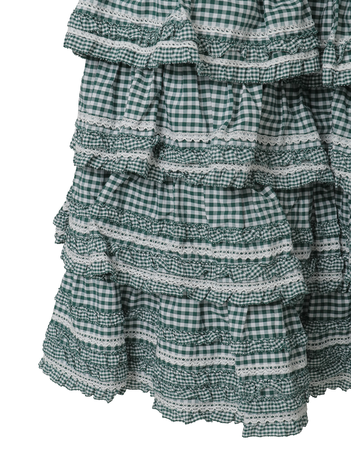 ギンガムチェックフリルスカート｜ピンクハウスオフィシャルオンライン