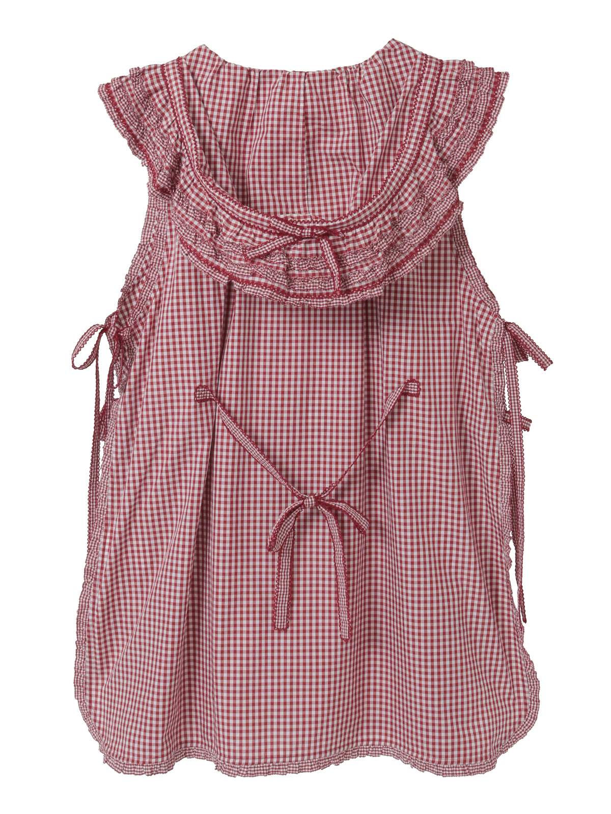 ギンガムチェックフード付きタブリエ｜ピンクハウスオフィシャル
