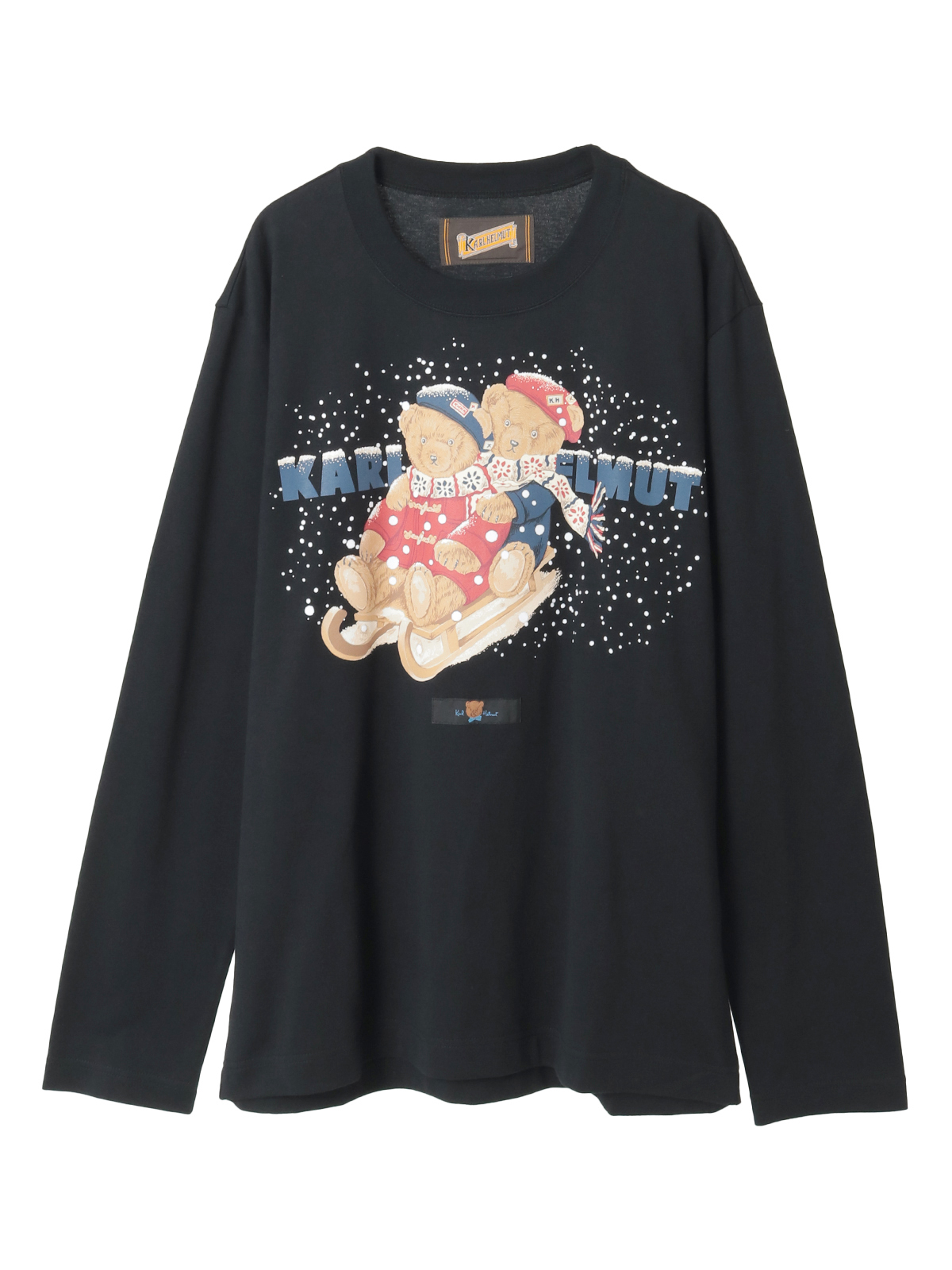 三つ子のくま冬支度プリントカットソー｜ピンクハウスオフィシャル