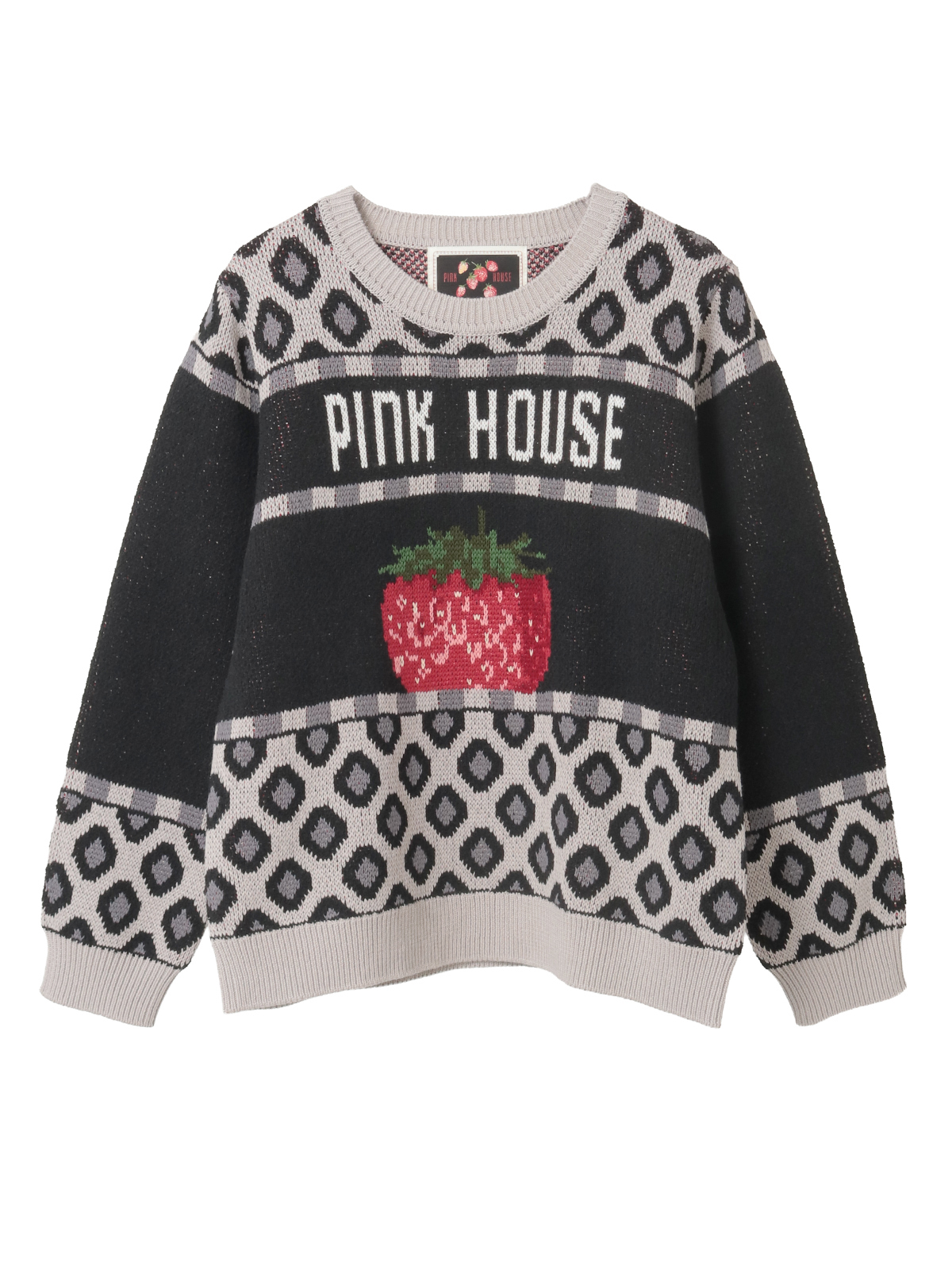 苺モチーフジャガードニット｜ピンクハウスオフィシャルオンライン