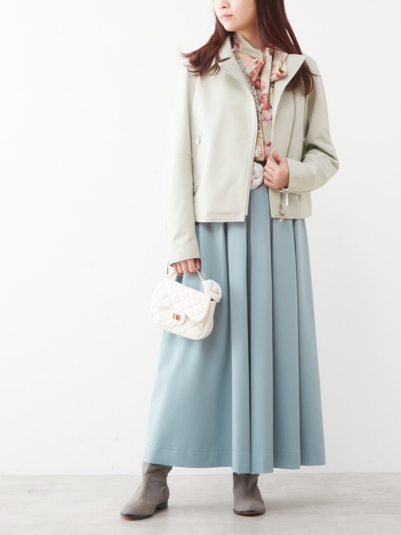 color leather jacket special order カラーラムレザーライダース