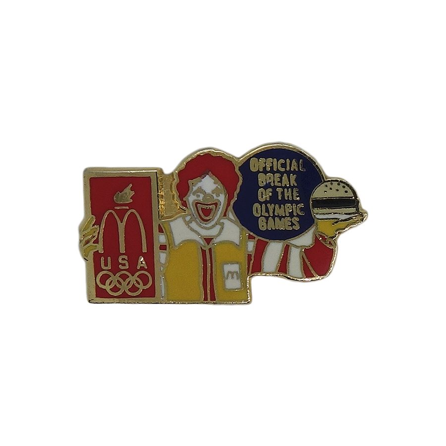 オリンピック×マクドナルド ピンズ USA 五輪 McDonald's ドナルドの