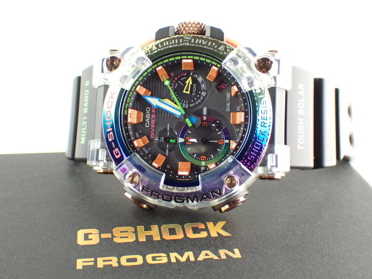 実機レビュー】カシオ G-SHOCK フロッグマン ボルネオ・レインボー