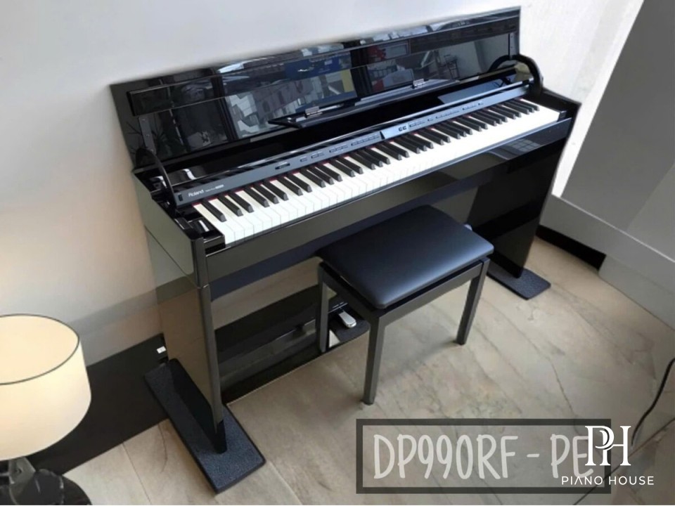 Đàn Piano ROLAND DP990RF PE - Đen Bóng - Độc Nhất - Chính Hãng