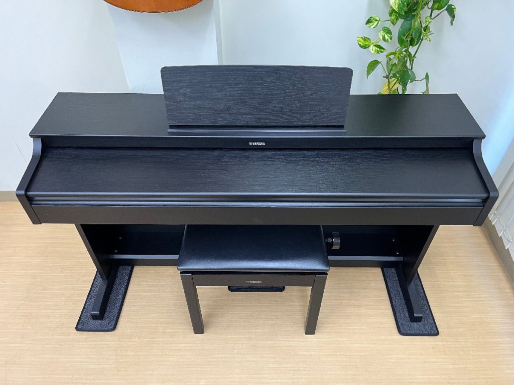 YAMAHA YDP-163B 17年製 中古 電子ピアノ 椅子付き アリウス ブラック
