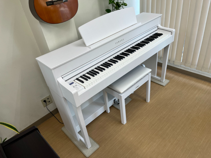 YAMAHA SCLP-6450WH 2019 中古 電子ピアノ 木製鍵盤 クラビノーバ