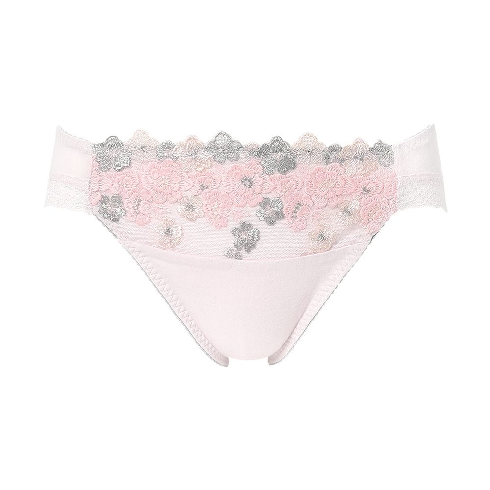 ナチュラルアップブラ(レーシー)ペアショーツ はきこみ丈あさめ