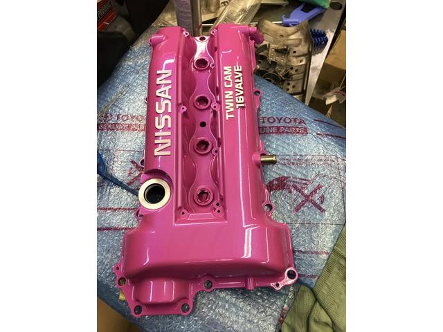 ヘッドカバー塗装 シルビア SR20DET S15 神奈川 平塚｜グーネットピット