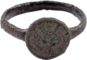 BYZANTINE MAN'S RING, 5th-9th CENTURY AD, SIZE 9 1/4 - Picardi