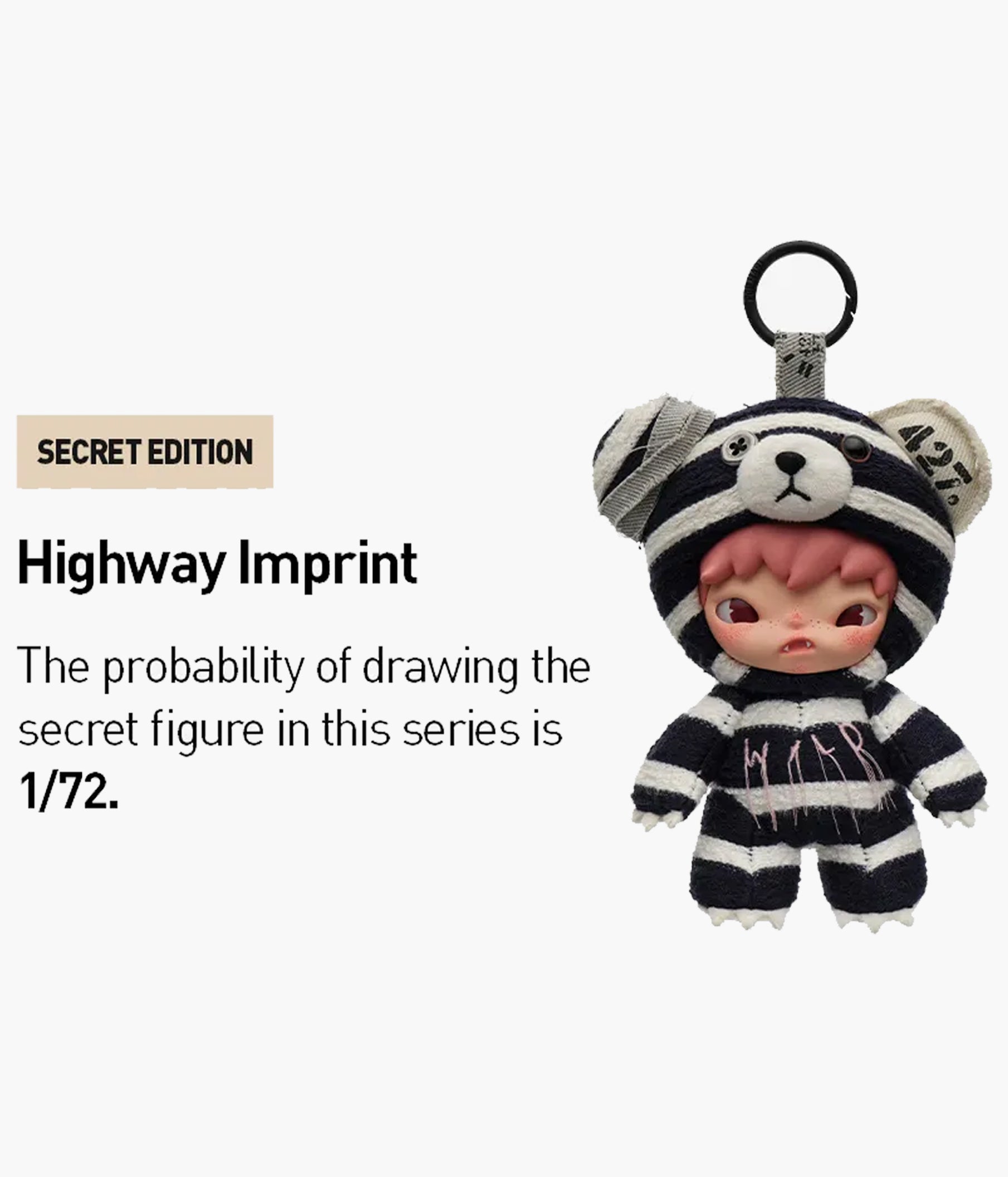 Hirono - Road Journal Series Plush Doll Pendant - Blind Box