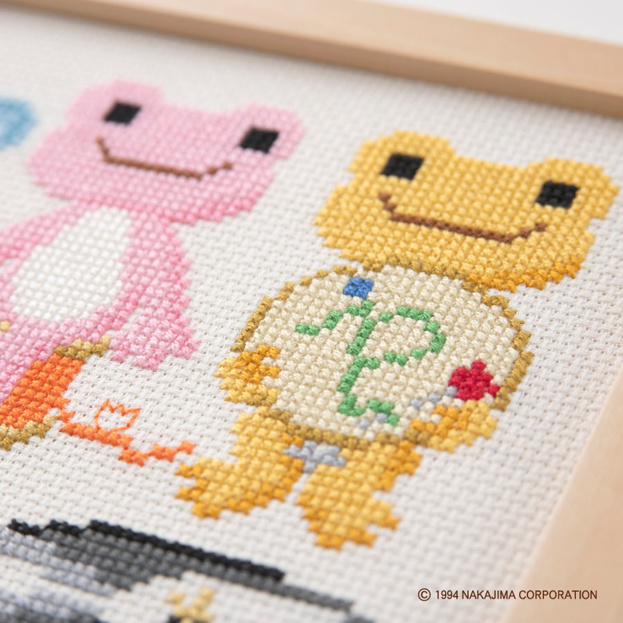 かえるのピクルス クロスステッチキット ソーイング が新登場