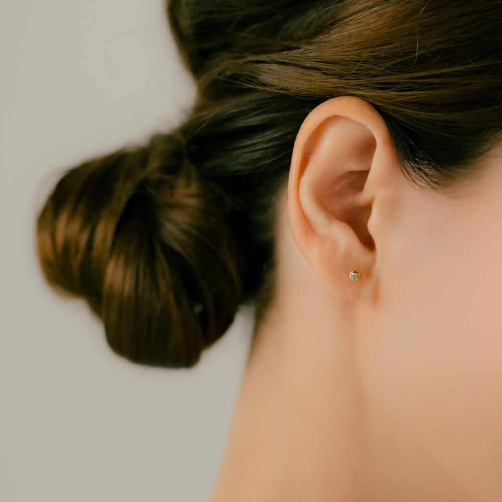 つけっぱなし ピアス プラチナ ダイヤモンド ボディピアス – PICOLLET