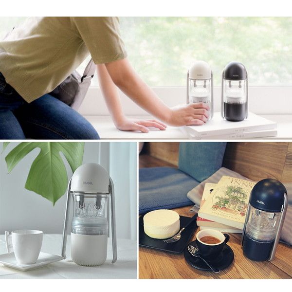 HUGH HL-300W LEVERPRESSO WHITE [ポータブルエスプレッソメーカー