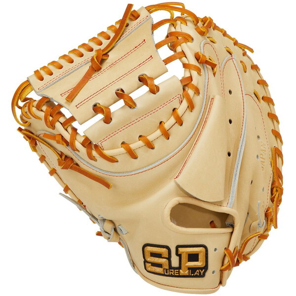 SUREPLAY SBMR224RH 左投げ キャメル [キャッチャーミット (軟式用